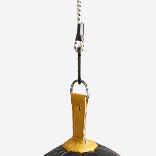 Bola de boxe com tirantes Leone DNA AT809 Preto-ouro