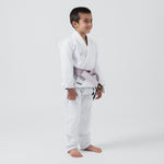 BJJ Gi criança Kingz Kore V2 IBJJF Branco