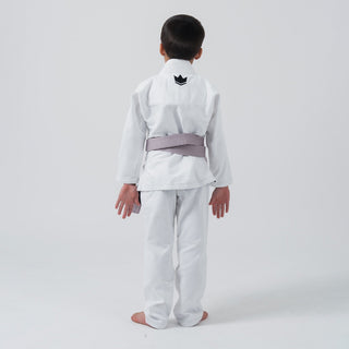 BJJ Gi criança Kingz Kore V2 IBJJF Branco