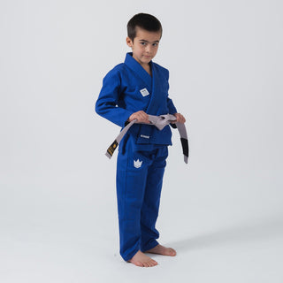 BJJ Gi criança Kingz Kore V2 IBJJF Azul