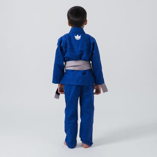 BJJ Gi criança Kingz Kore V2 IBJJF Azul