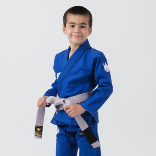 BJJ Gi criança Kingz Kore V2 IBJJF Azul