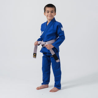 BJJ Gi criança Kingz Kore V2 IBJJF Azul