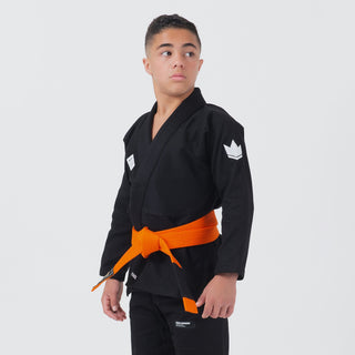 BJJ Gi criança Kingz Kore V2 IBJJF Preto