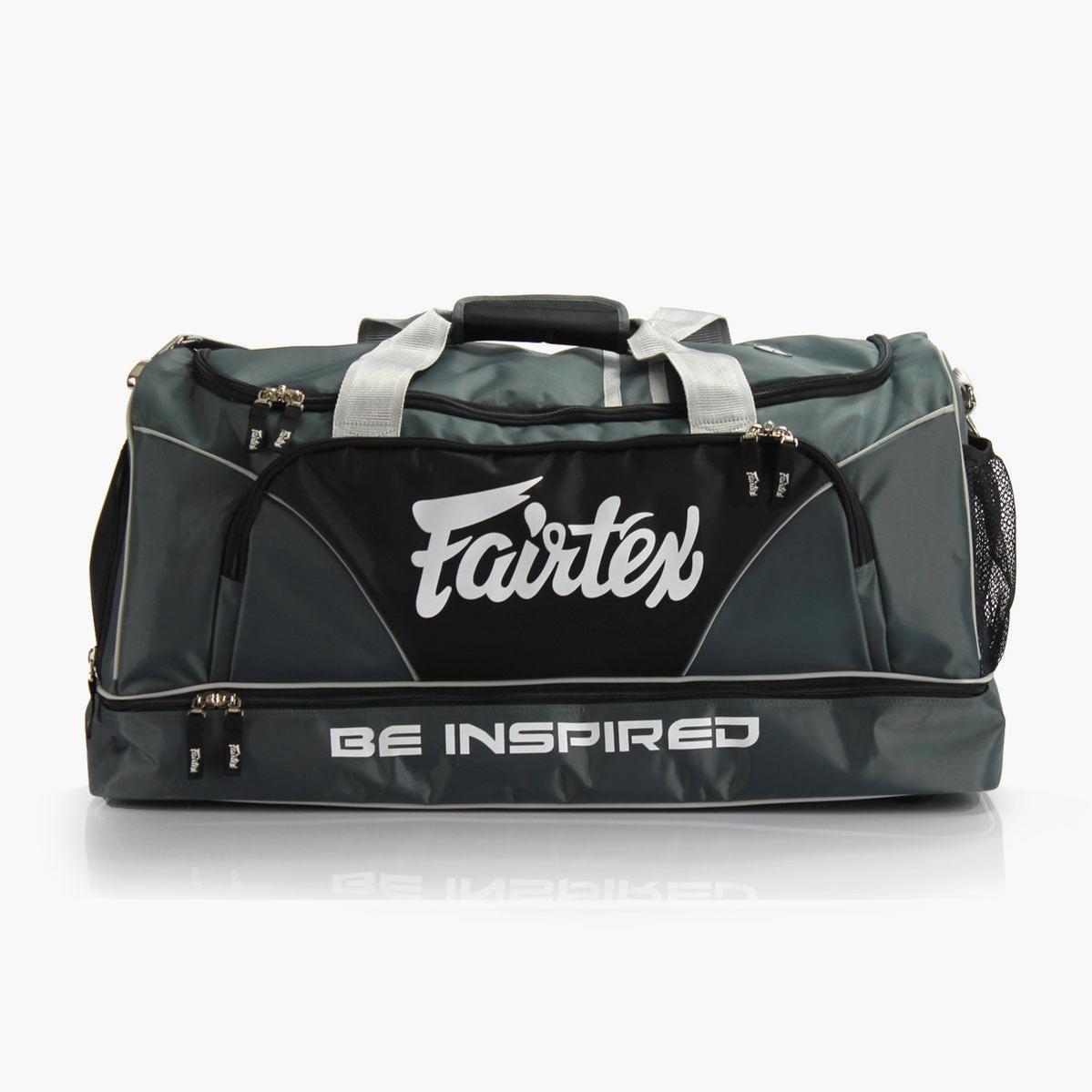 Saco de ginásio Fairtex BAG2 Cinza-preto