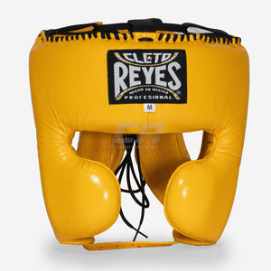 Capacete Cleto Reyes com parazigomi Amarelo