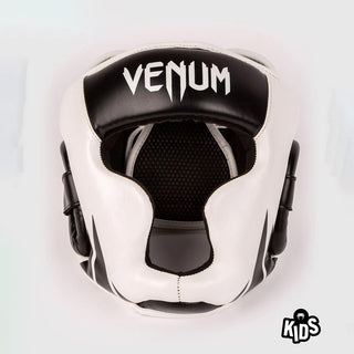 Casco bambino Venum Challenger Bianco-nero-Combat Arena