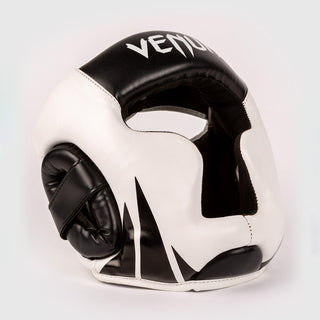 Casco bambino Venum Challenger Bianco-nero-Combat Arena