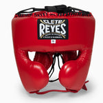 Capacete Cleto Reyes com parazigomas Vermelho