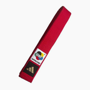 Cinto Adidas Kata WKF Vermelho
