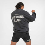 Felpa Boxraw Sparring Club Oversize Nero-Combat Arena