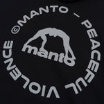 Camisola Manto Label 25 Oversize com capuz Preto