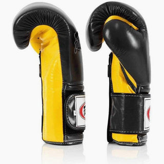 Luvas de Boxe Fairtex Mexican Estilo BGV9 Preto-amarelo