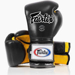 Luvas de Boxe Fairtex Mexican Estilo BGV9 Preto-amarelo