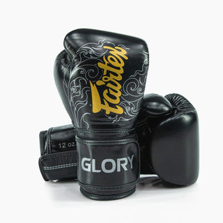 Luvas de Boxe Fairtex x Glory BGVG3 Preto-prata