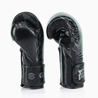Luvas de Boxe Fairtex x Glory BGVG3 Preto-prata