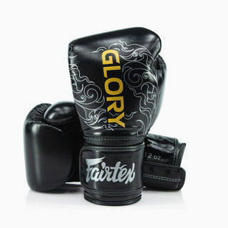 Luvas de Boxe Fairtex x Glory BGVG3 Preto-prata