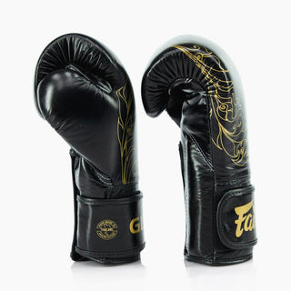 Luvas de Boxe Fairtex x Glory BGVG3 Preto-ouro