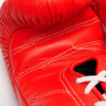 Guantoni Leone Sport Orlando Classico con lacci Rosso-Combat Arena