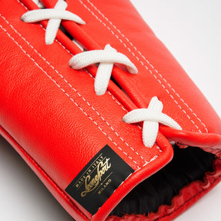 Guantoni Leone Sport Orlando Classico con lacci Rosso-Combat Arena
