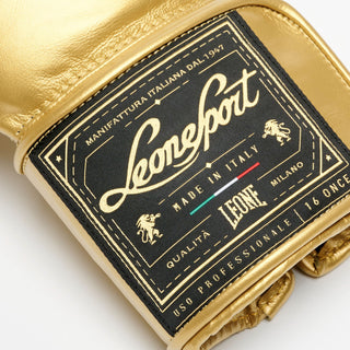 Guantoni Leone Sport Orlando Classico con velcro Oro-Combat Arena