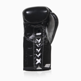 Luvas de Boxe Cleto Reyes Professional CB2 Preto-Prata com atacadores