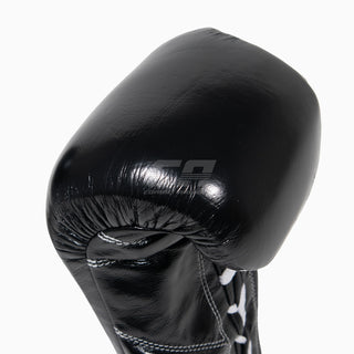 Luvas de Boxe Cleto Reyes Professional CB2 Preto-Prata com atacadores