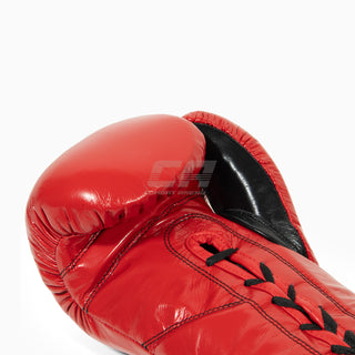 Luvas de Boxe Cleto Reyes Professional CB2 Vermelho-Preto com atacadores