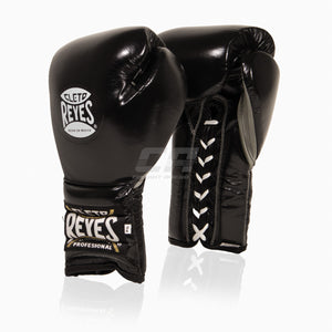 Luvas de Boxe Cleto Reyes Treino Tradicional CE4 Preto-prata com atacadores