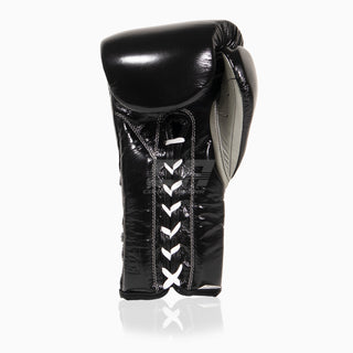 Luvas de Boxe Cleto Reyes Treino Tradicional CE4 Preto-prata com atacadores