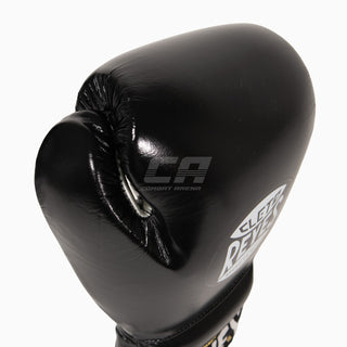 Luvas de Boxe Cleto Reyes Treino Tradicional CE4 Preto-prata com atacadores