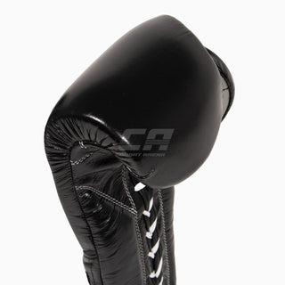 Luvas de Boxe Cleto Reyes Treino Tradicional CE4 Preto-prata com atacadores