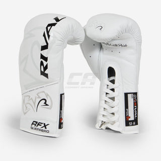 Luvas de Boxe Rival RFX Guerreiro Pro Fight SF-H branco