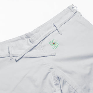 Fato judo Adidas J730 Champion III IJF listras douradas