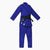 Fato judo azul Adidas J730 Champion III IJF listras douradas