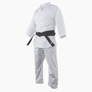 Fato karate kumite Adidas Adizero 2.0 WKF branco sem listras