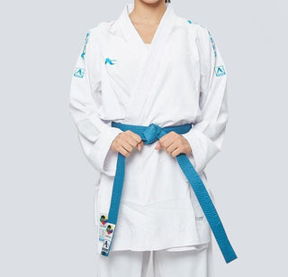 Fato karate Arawaza Kumite Deluxe Evo WKF Premiere League KIT (2 casacos + 1 calça)