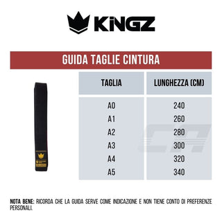 Cinto BJJ Kingz Gold Label V2