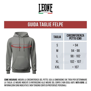 Casaco de fato de treino Leone DNA AB312 com capuz