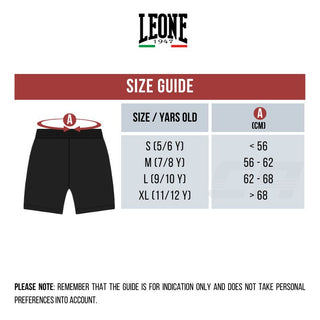 Calções de boxe para criança Leone Iconic AB232J