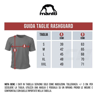 Rashguard Manto Camiseta de manga curta