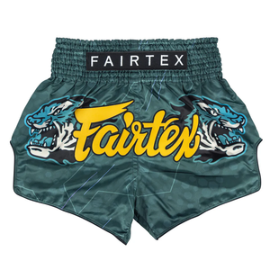 Calções kick-tailandeses Fairtex BS1952 Jungle Hunter