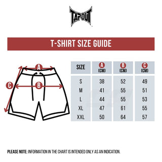 Calções Tapout Spirit Short Preto