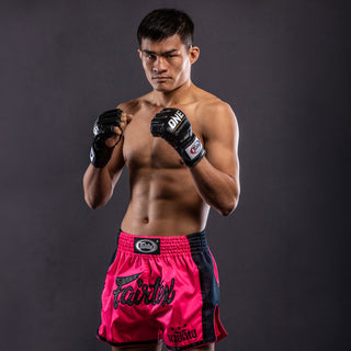 Calções de Kickboxing-Thai Fairtex BS1714 Rosa