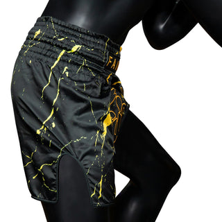 Calções de Kickboxing-Thai Fairtex BS1947 Black Marble