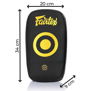 Pao Fairtex Microfibra Curvado Pequeno KPLC6 Preto-ouro