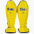 Caneleiras Fairtex Competição SP5 com protetor de pés Amarelo