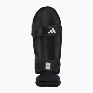 Caneleiras com parapiede Adidas Pro Kickboxing WAKO Azul-branco