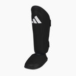 Caneleiras com para-pé Adidas Pro Kickboxing WAKO Preto-branco