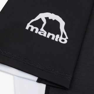 Rashguard Manto Ranked 25 maniche corte Bianco-Combat Arena